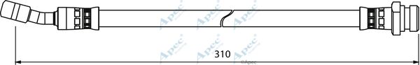 APEC BRAKING Pidurivoolik HOS4015